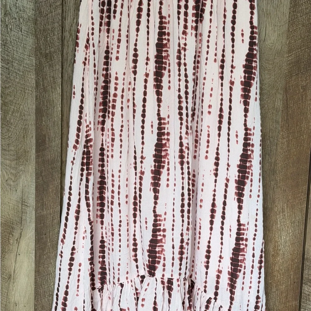 Abercrombie & Fitch Boho Light Weight  Maxi Skirt Hi-Low Ruffle Size S - Picture 7 of 13